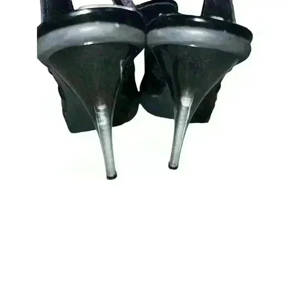 Giorgio Armani Vtg  Rare  size 39.5 black Retro Minimalist Stilleto - Picture 5 of 8